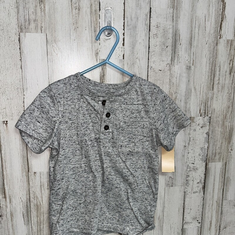 2T Grey Heathered Tee