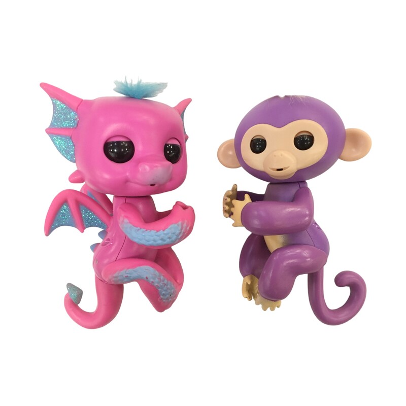 2pc Dragon/monkey