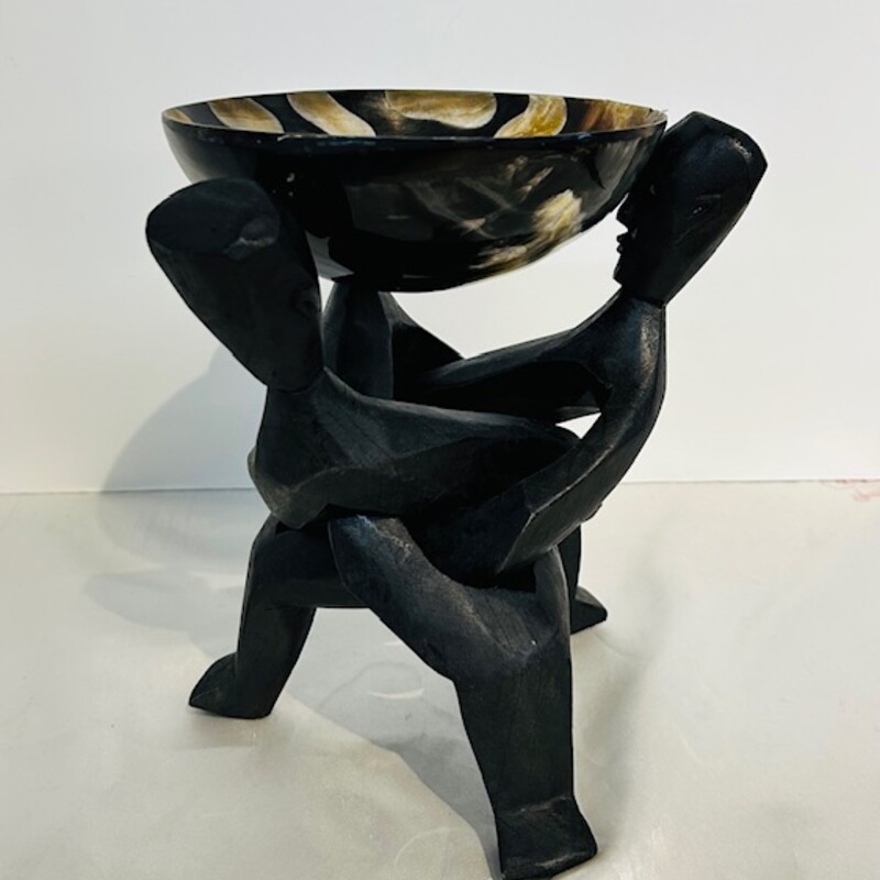 Carved Unity With Bowl
Black and Cream
Size: 9x9H