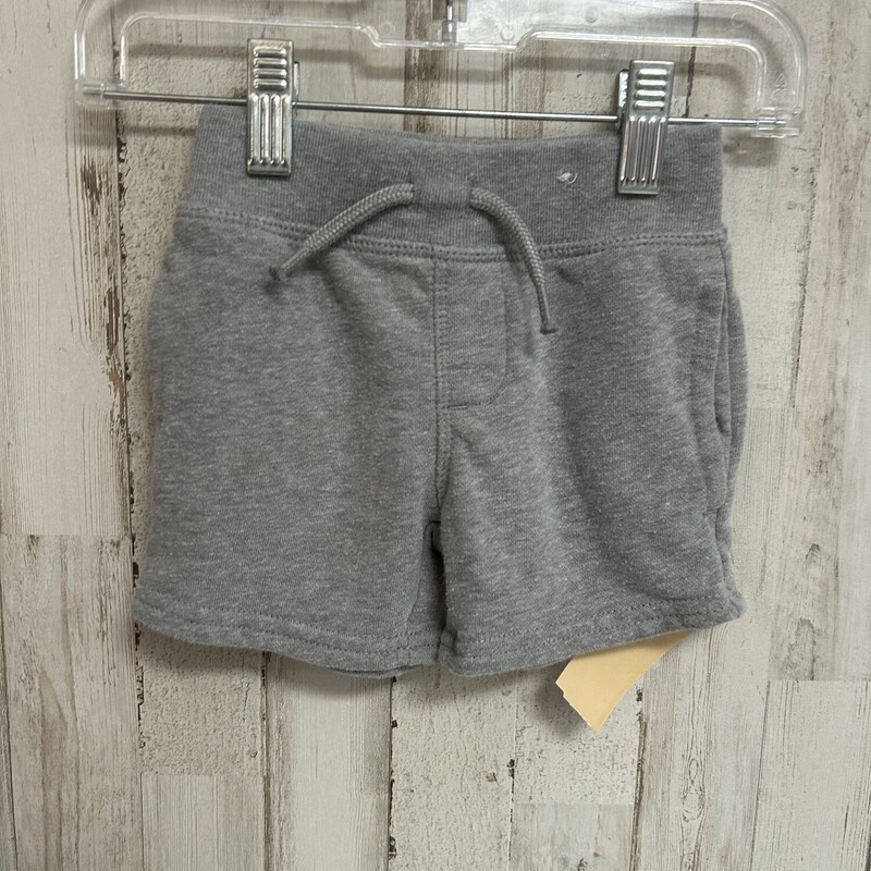 18M Grey Sweat Shorts, Grey, Size: Boy 12-24m