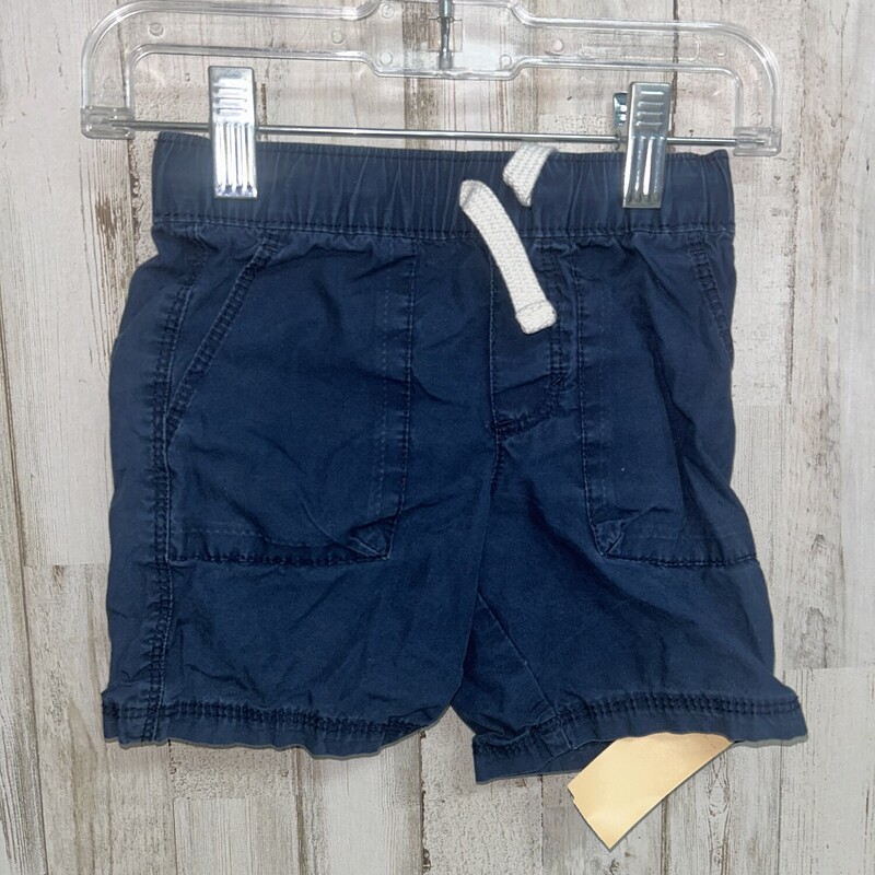 2T Navy Drawstring Shorts, Navy, Size: Boy 2T-4T