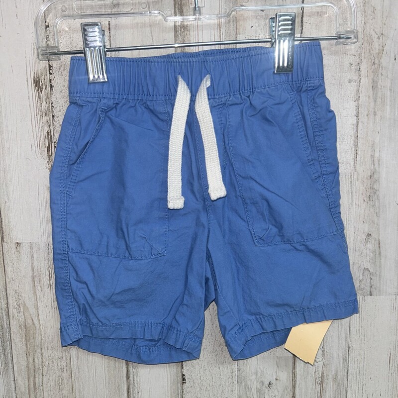 2T Blue Drawstring Shorts, Blue, Size: Boy 2T-4T