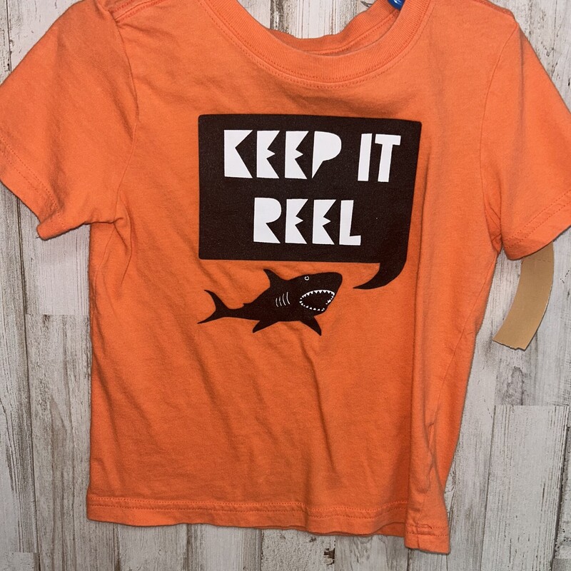 3T Keep It Reel Orange Te, Orange, Size: Boy 2T-4T