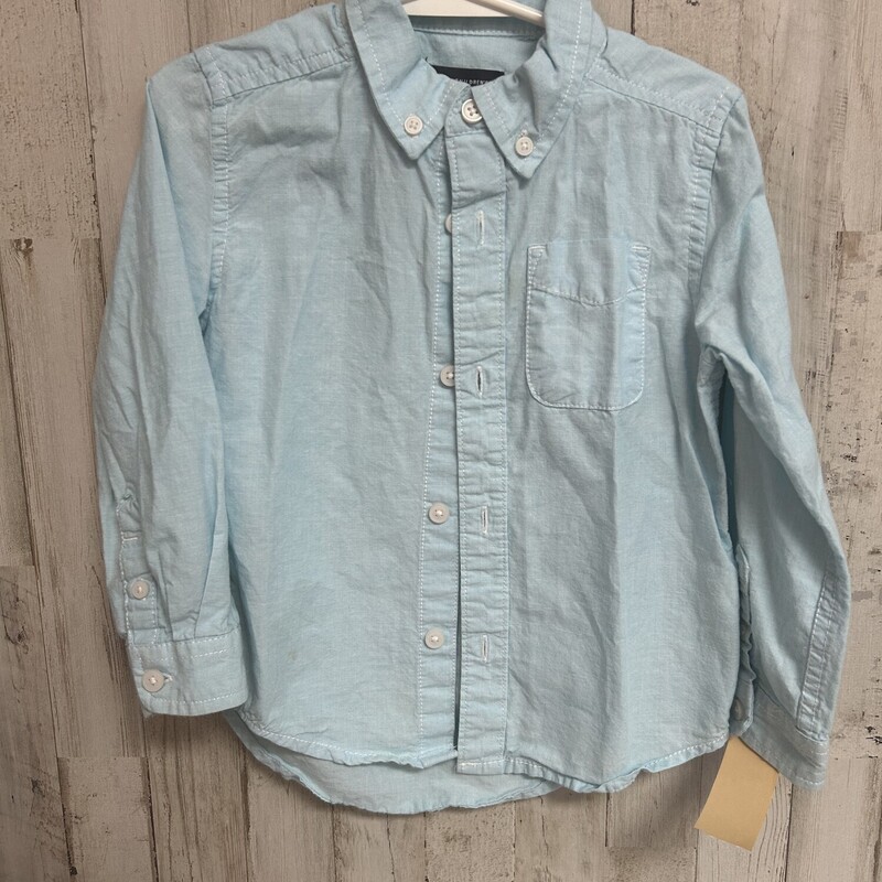 3T Lt Blue Button Up