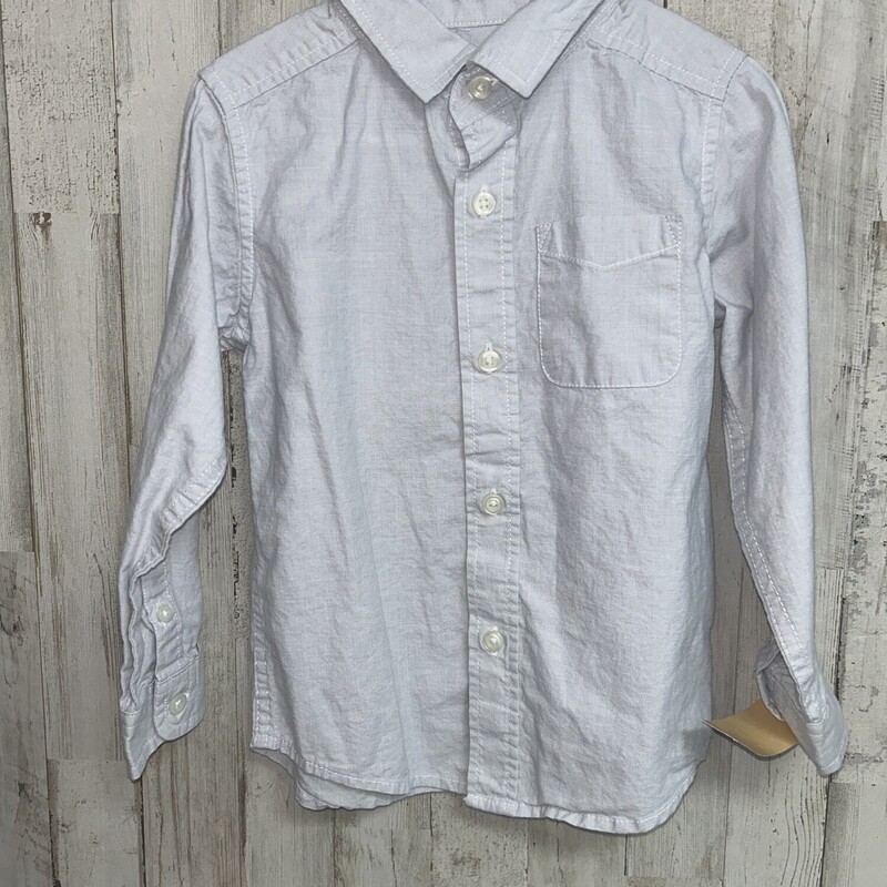 3t Grey Button Up