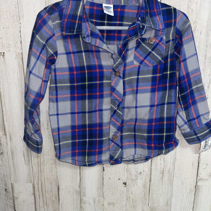 18/24M Blue Flannel