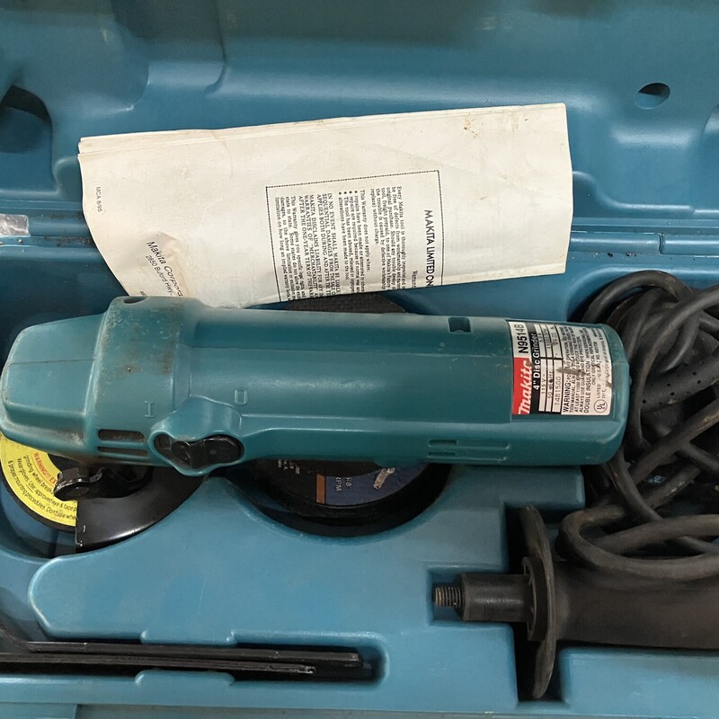 Angle Grinder, Size:4.5in  Makita