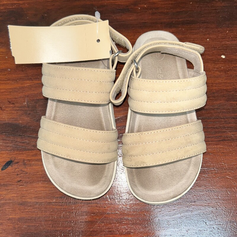 8 Beige Strap Sandals