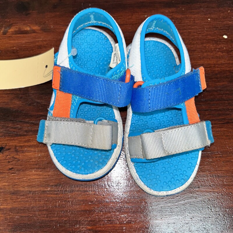 5 Blue Velcro Sandals