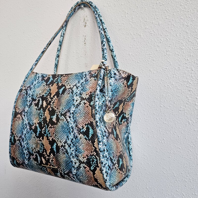 Brahmin Bailee, Aquabren, Size: Lg Tote