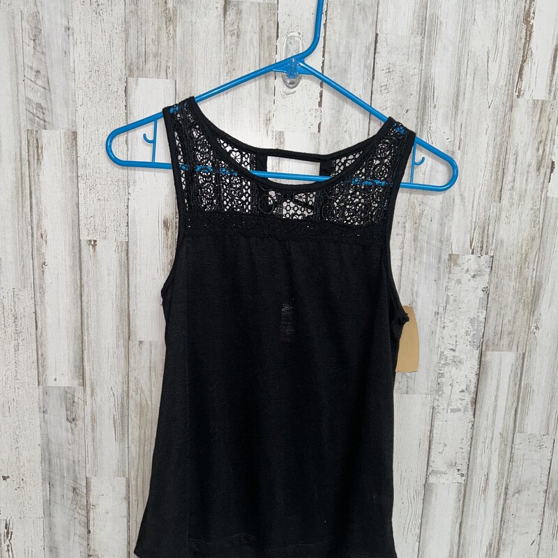 S Black Lace Tank