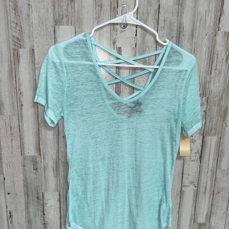 S Mint Sheer Top