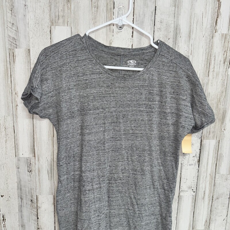 S Grey Heathered Tee