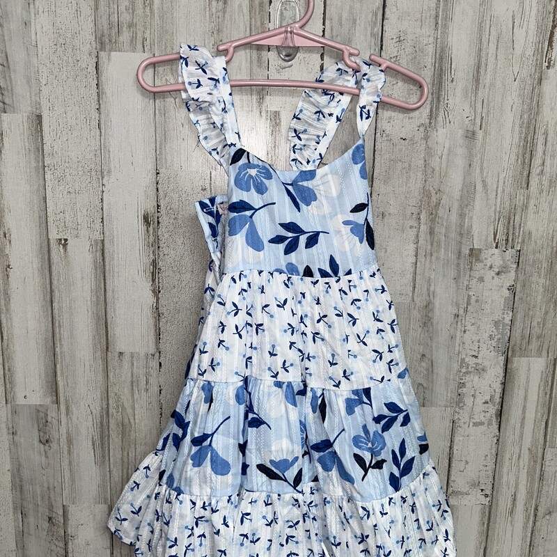 3T Blue Floral Tank Dress