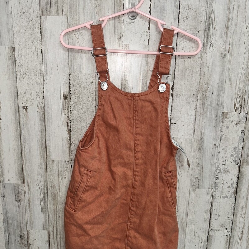 3T Rust Overall Dress