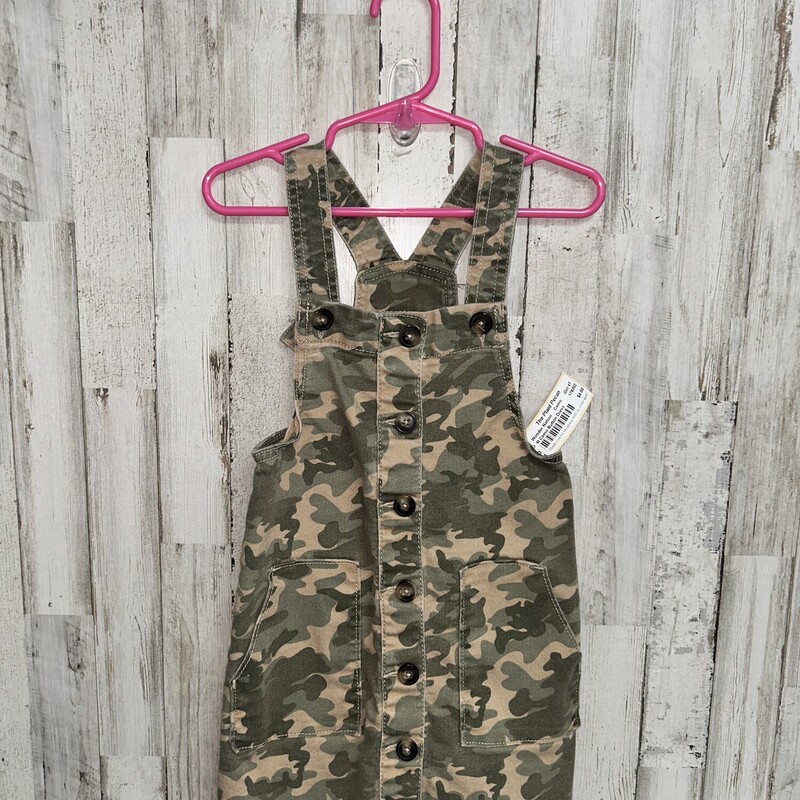 4t Camo Button Dress