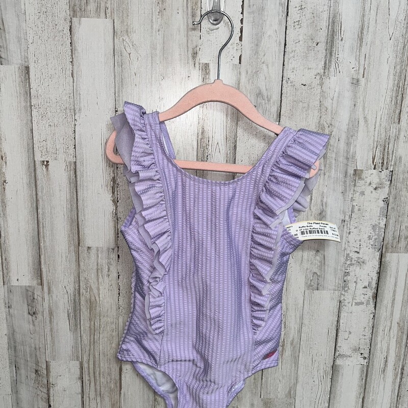 4T Lilac Ruffled Swim