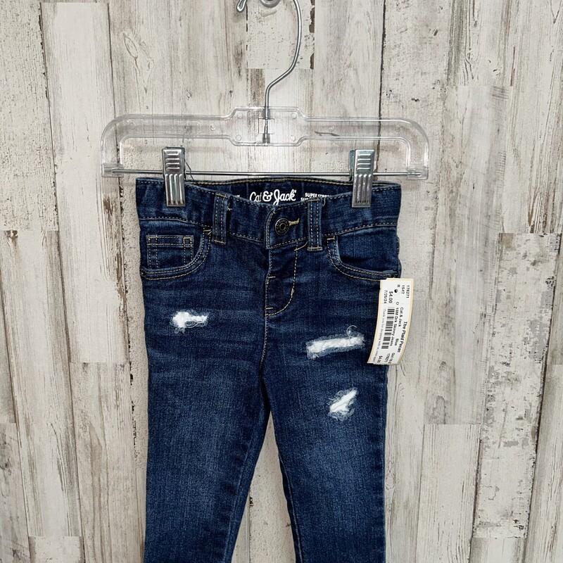 18M Drk Skinny Jeans, Blue, Size: Girl 18-24