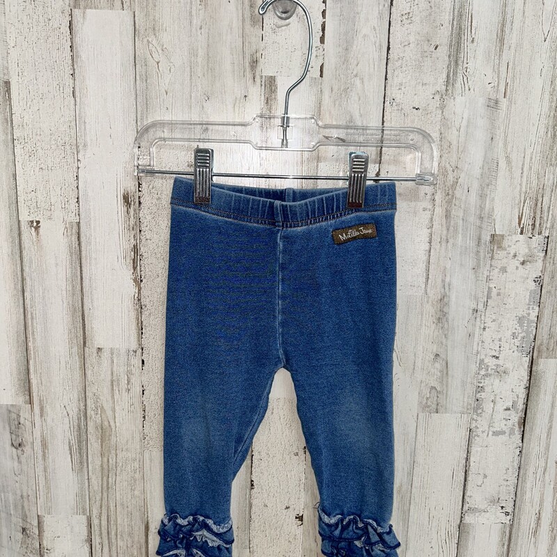 12/18M Denim Ruffle Jeggi