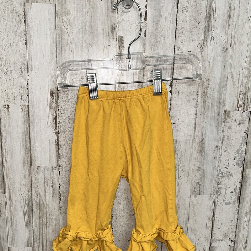 12M Yellow Ruffle Pants