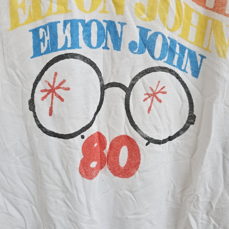 Daydreamer Elton John, White, Size: Large