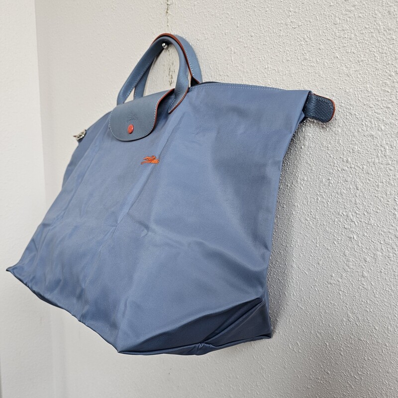 Longchamp Nylon, LtBlu, Size: Overnighter