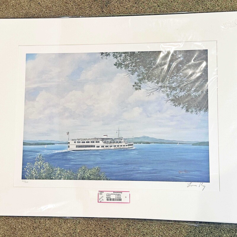 Matted Loran Percy Mt. Washington
Signed and Numbered
27.5 In x 21.5 In