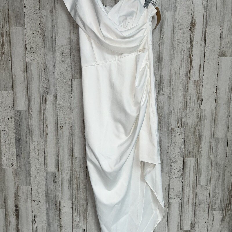 S White Sleeveless Dress