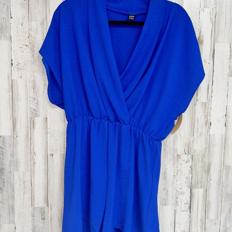 L Royal Blue Romper