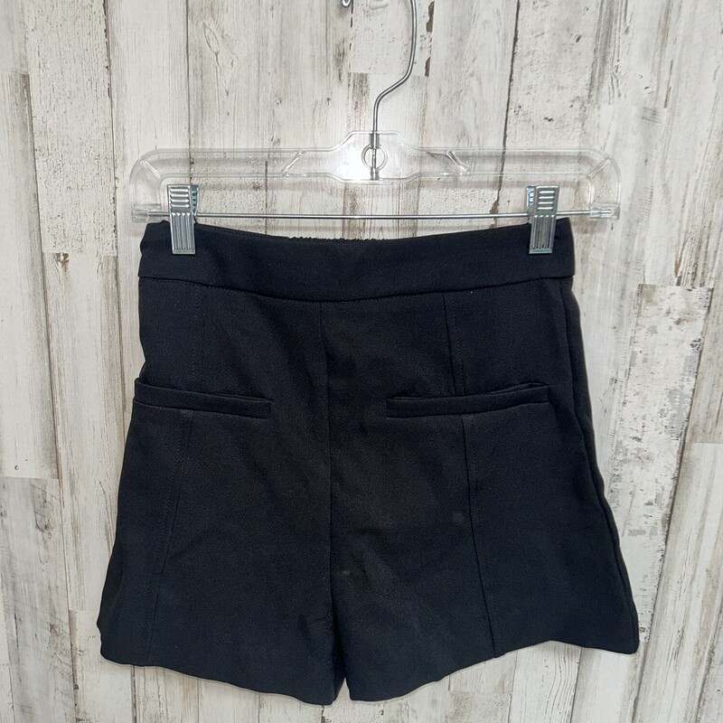 XS Black Pocket Shorts, Black, Size: Ladies XS