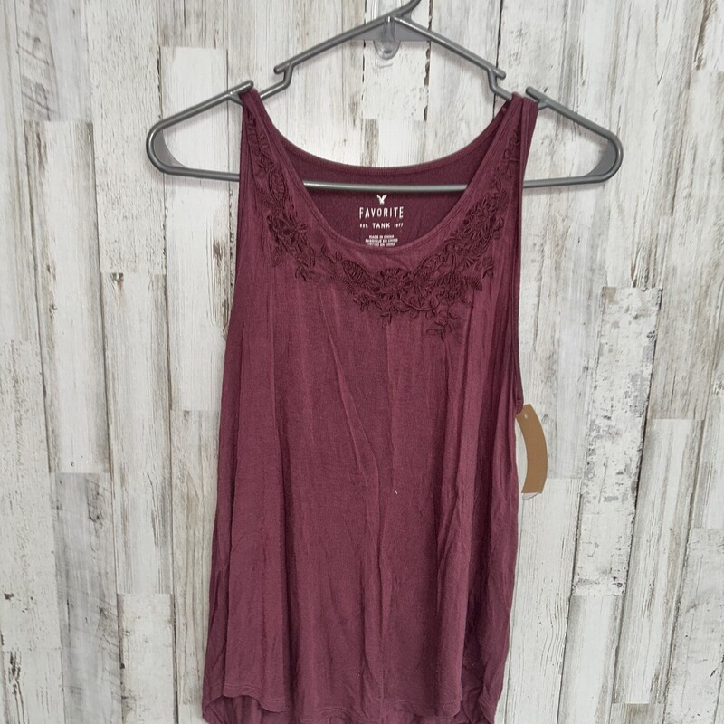 S Red Eyelit Tank, Red, Size: Ladies S