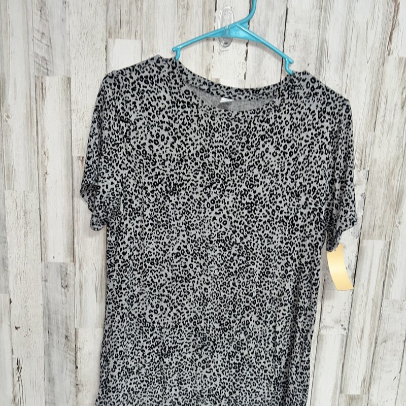 M Grey Cheetah Tee, Grey, Size: Ladies M