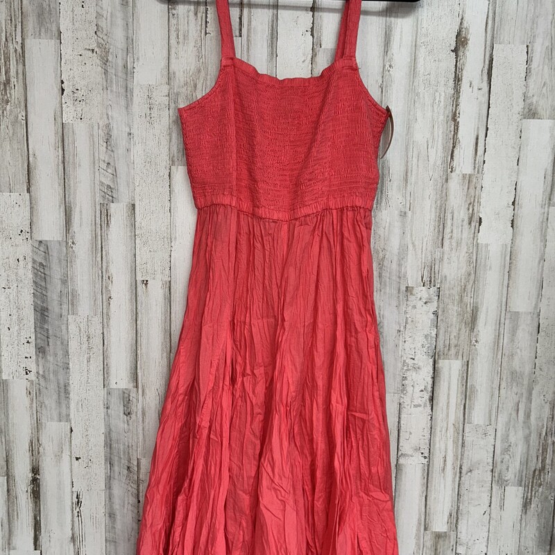 M Pink Smock Tank Dress