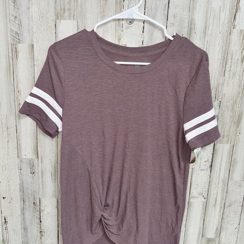 M Mauve Ribbed Jersey Tee