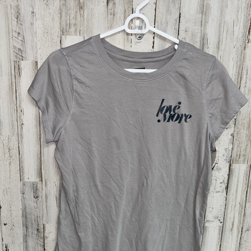 L Grey Love More Tee, Grey, Size: Ladies L