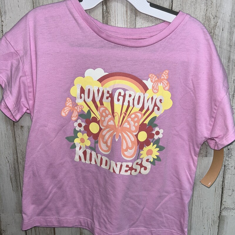 7 Pink Love Grows Tee, Pink, Size: Girl 7/8