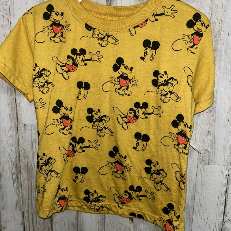 3T Yellow Mickey Tee