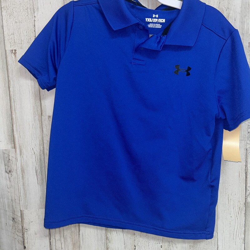 6 Royal Logo Polo, Blue, Size: Boy 5-8