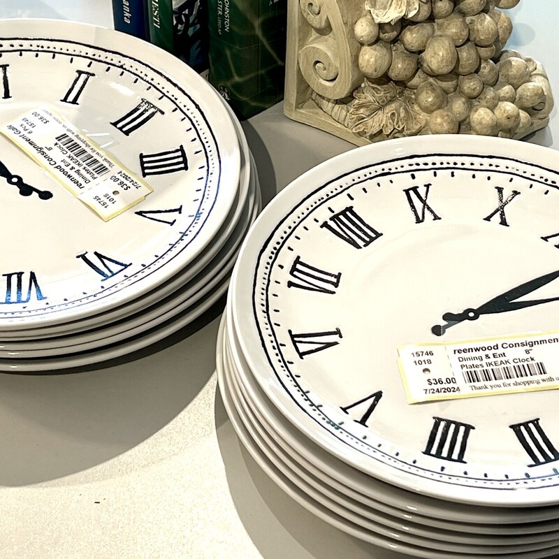 Plates IKEAK Clock