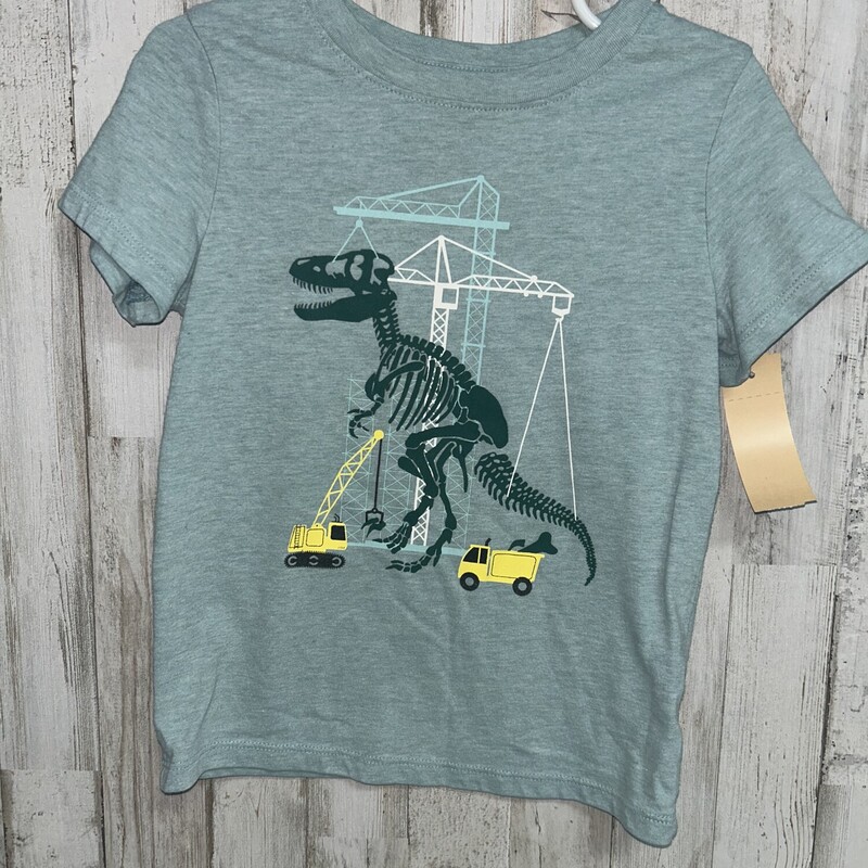 3T Construction Dino Tee