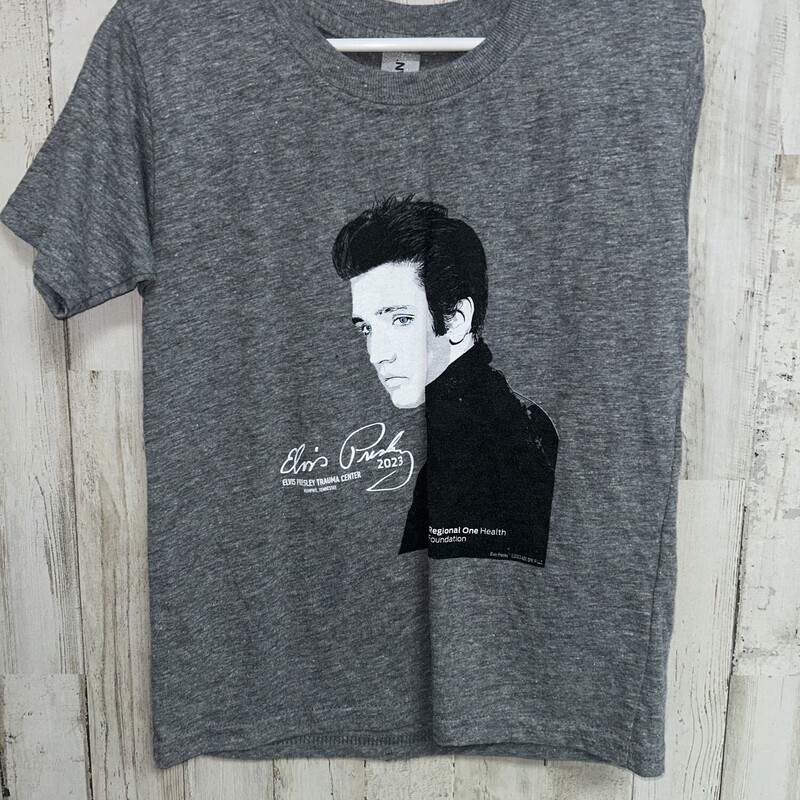 5T Grey Elvis Tee, Grey, Size: Boy 5-8