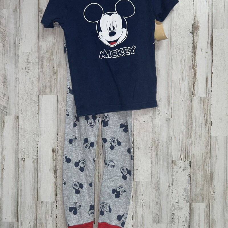 5T 2pc Navy Mickey Pj Set, Navy, Size: Boy 5-8