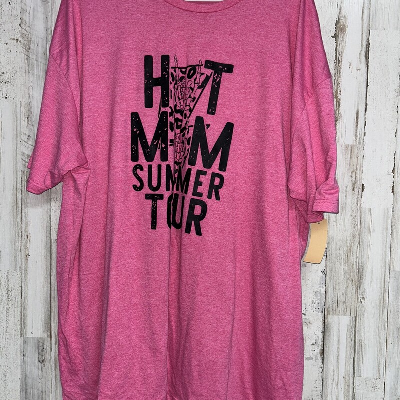 3X Pink Hot Mom Tee, Pink, Size: Ladies 3X