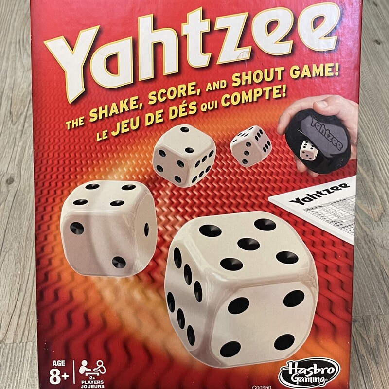 Yahtzee Game, Multi, Size: Pre-owned
Complete