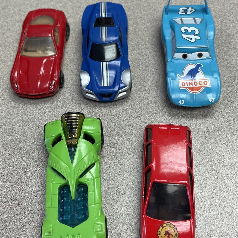 Assorted Cars, Multi, Size: 5 Pcs