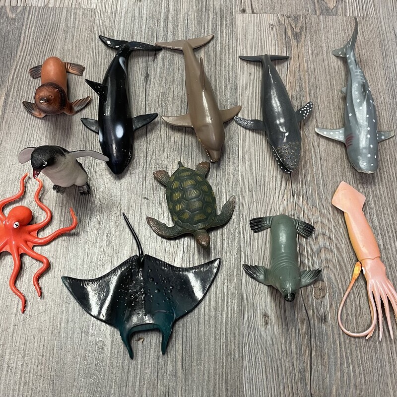 Assorted Sea Animals, Multi, Size: Pre-owned