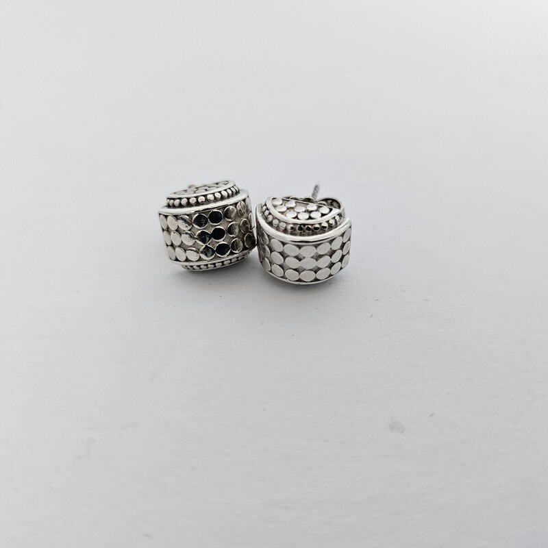 John Hardy Dot Studs, Sterling, Size: Posts