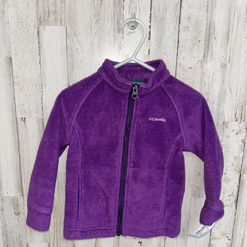 18/24M Purple Fleece Jack, Purple, Size: Girl 18-24