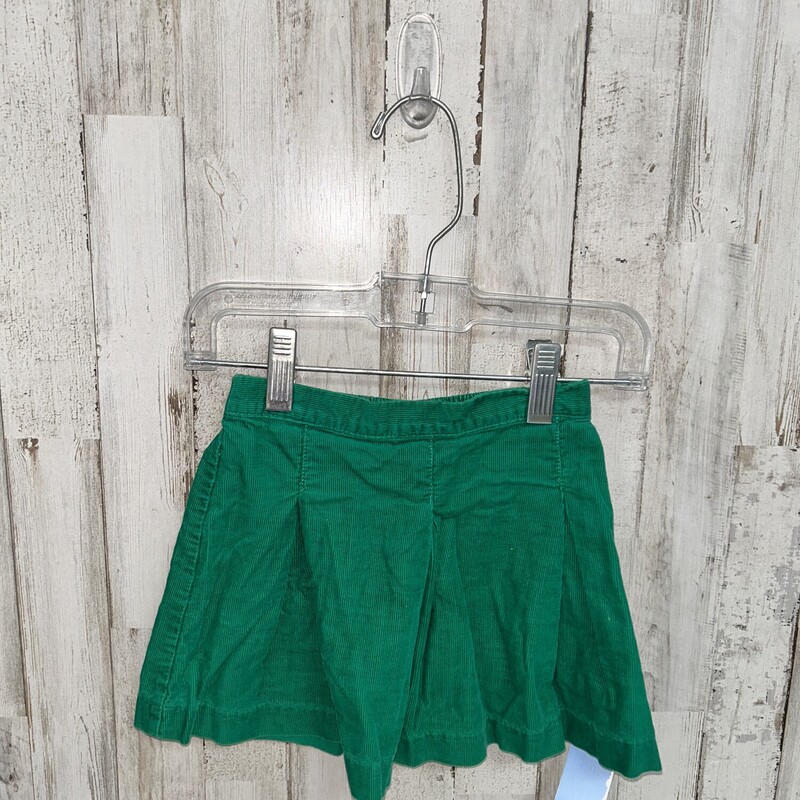 2T Green Corduroy Skirt