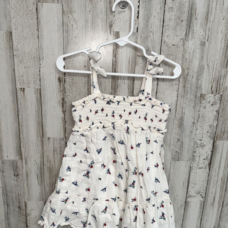 3T Off White Flower Dress, White, Size: Girl 3T